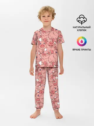 Детская пижама с брюками / Свиньи