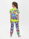 Детская пижама с брюками / Неоновая кислота