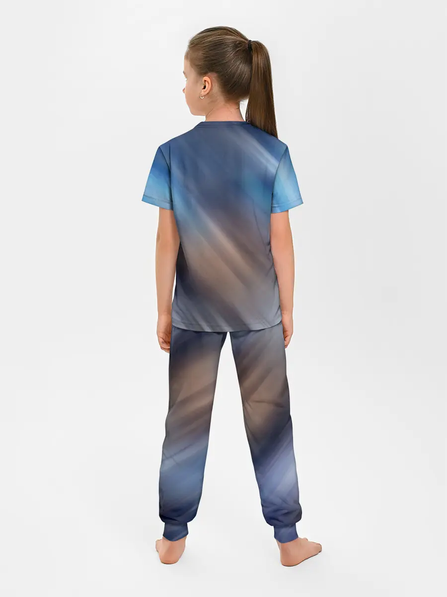 Детская пижама с брюками / КОТ АСТРОНАВТ