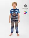 Детская пижама с брюками / КОТ АСТРОНАВТ