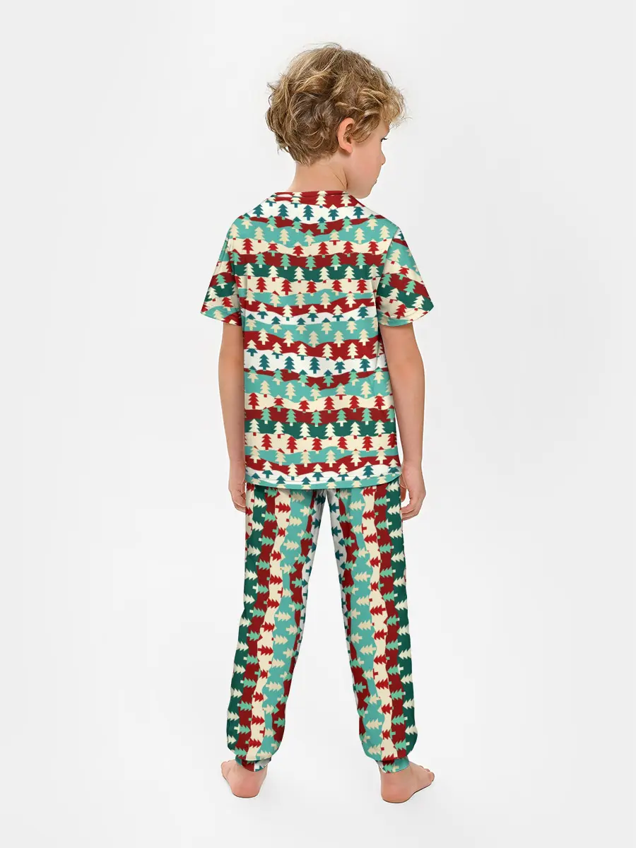 Детская пижама с брюками / Ёлочки