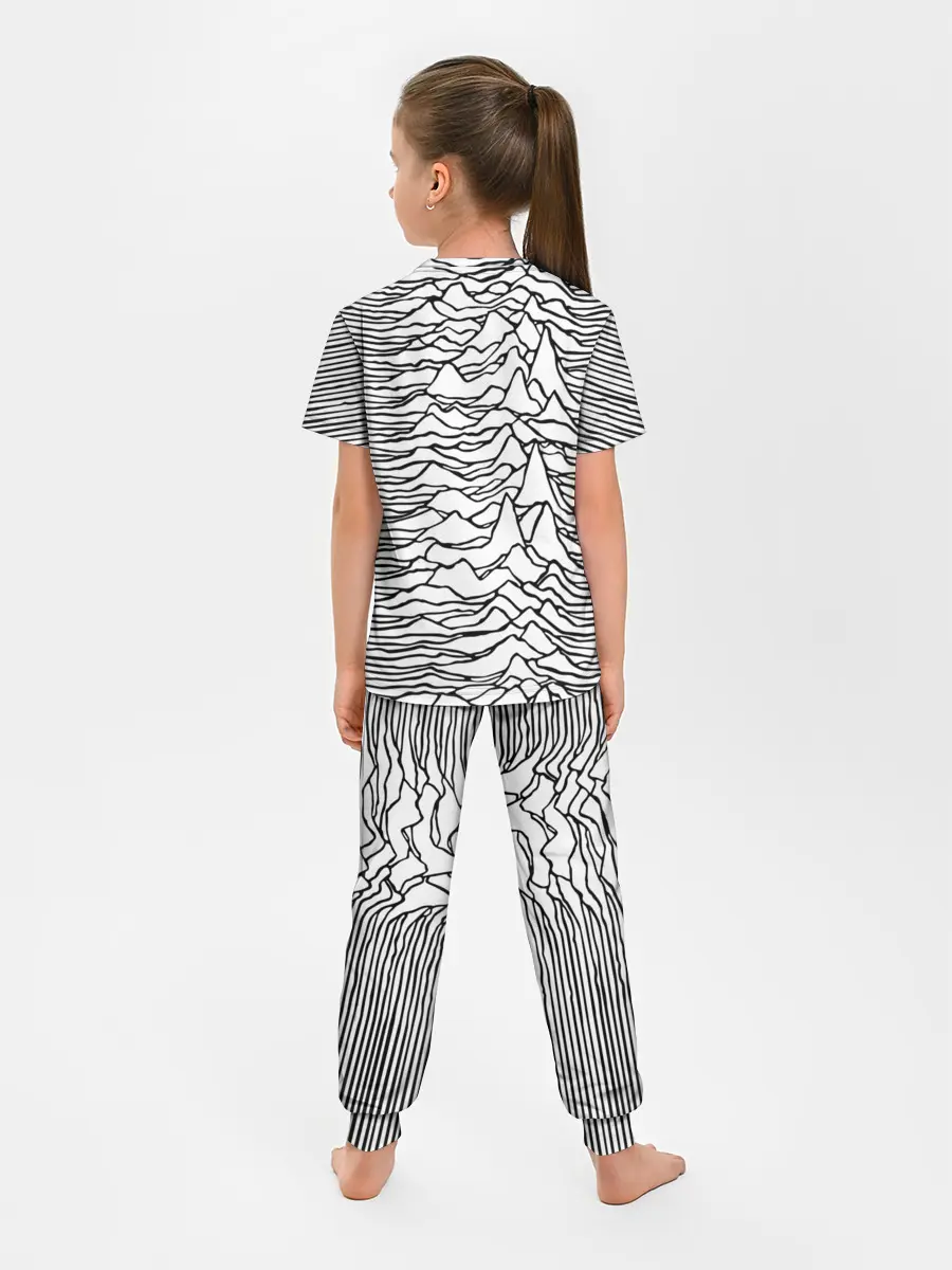 Детская пижама с брюками / White