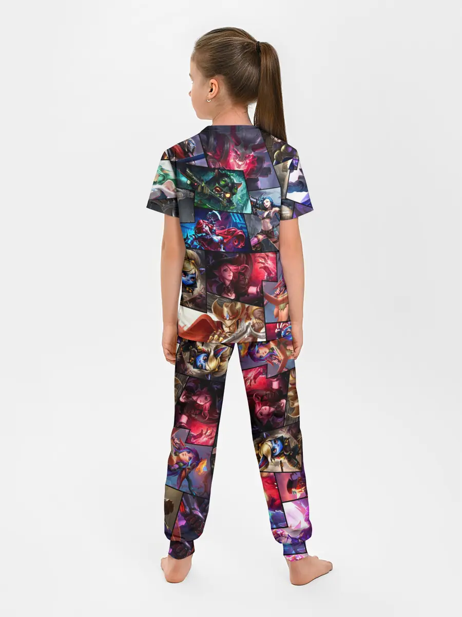 Детская пижама с брюками / Лига Легенд, чемпионы