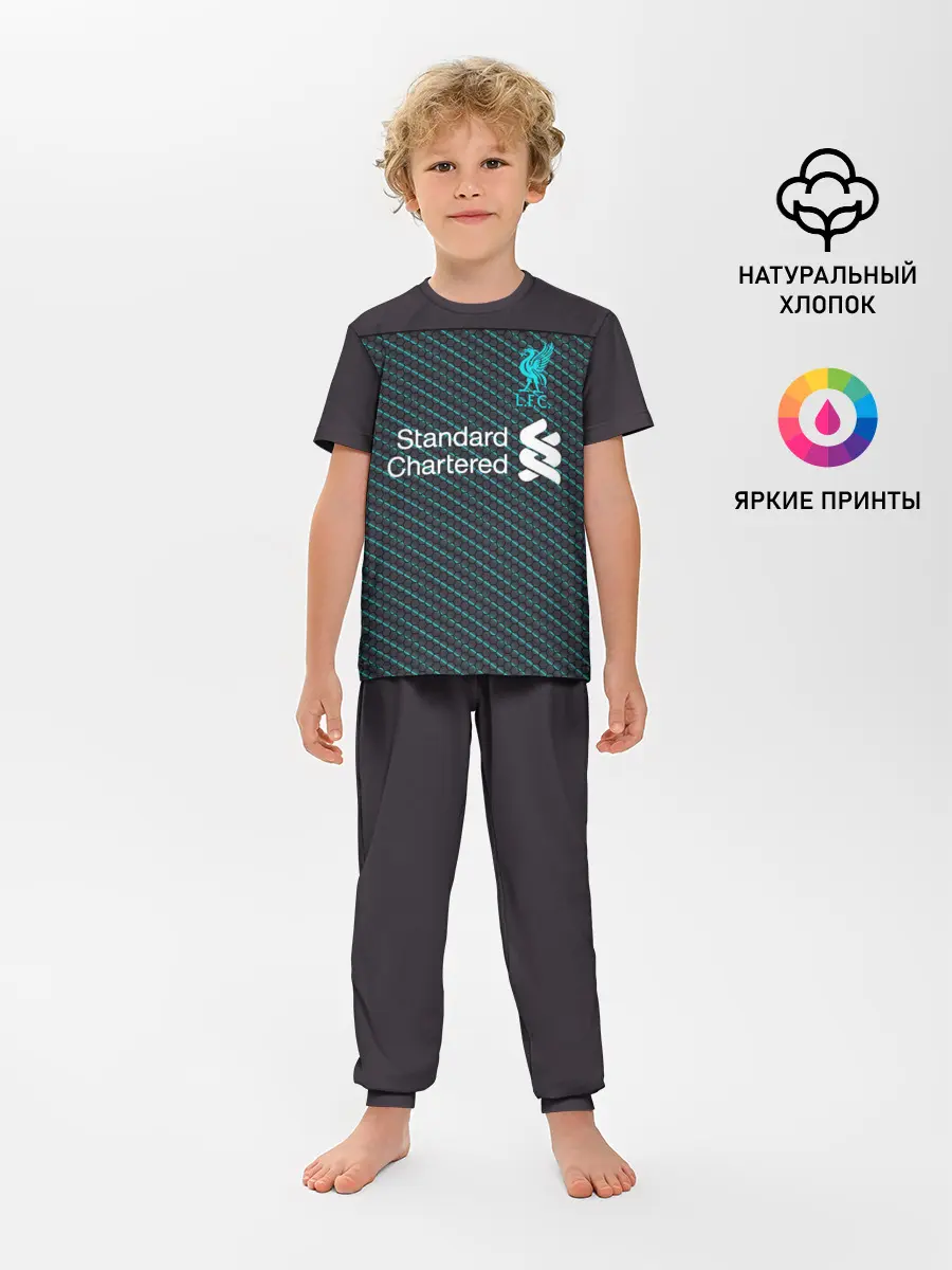 Детская пижама с брюками / Liverpool 19-20 home - форма.