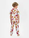 Детская пижама с брюками / Милые лисы