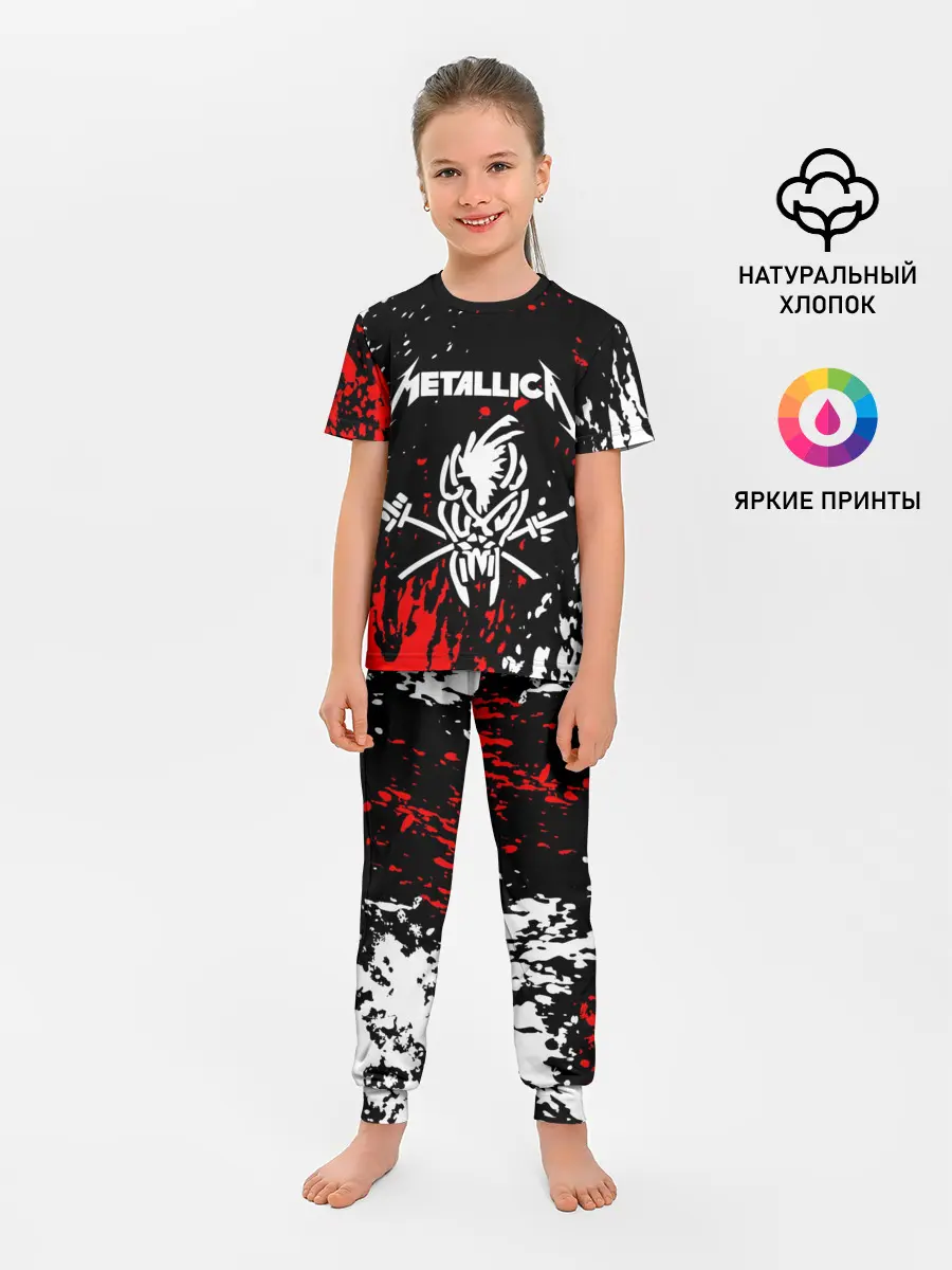 Детская пижама с брюками / METALLICA