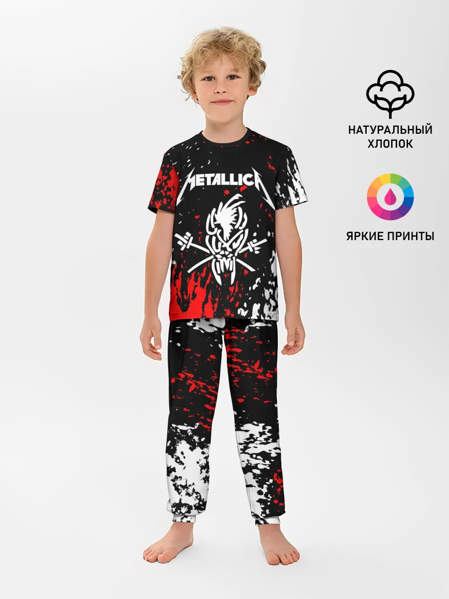Детская пижама с брюками / METALLICA