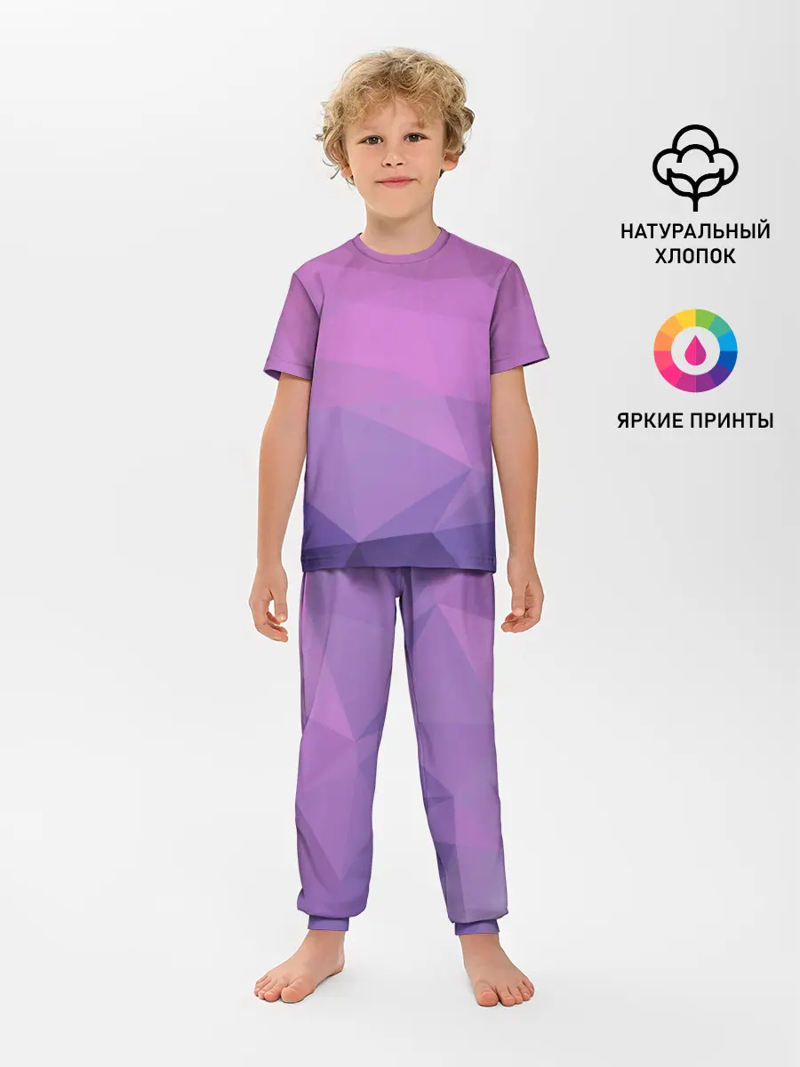 Детская пижама с брюками / Абстракция