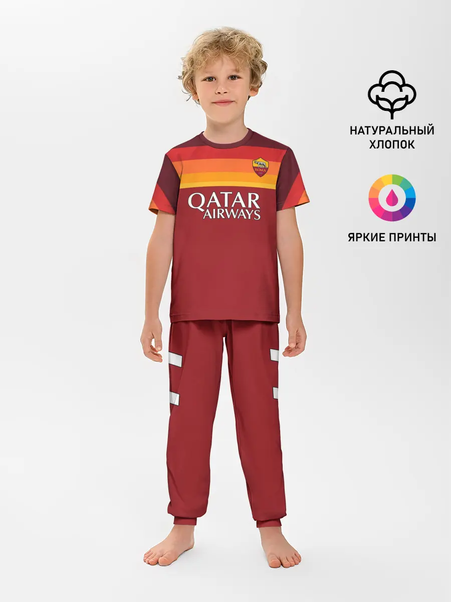Детская пижама с брюками / Мхитарян | футболка Рома