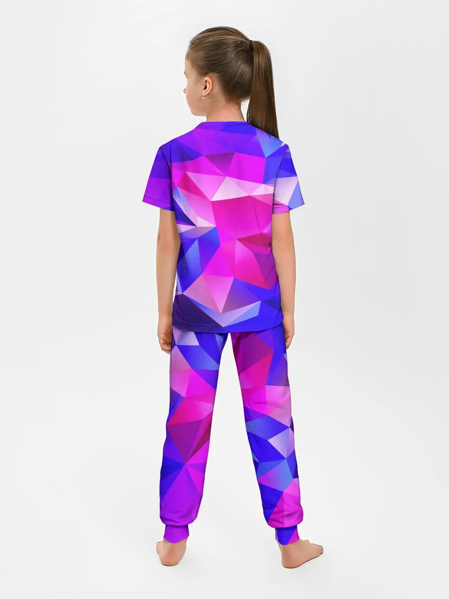 Детская пижама с брюками / NEON POLYGON