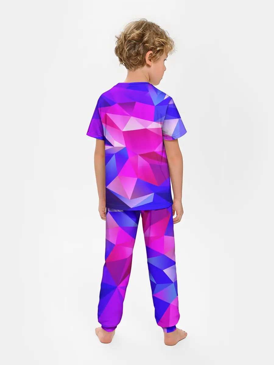 Детская пижама с брюками / NEON POLYGON