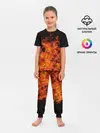Детская пижама с брюками / Огонь