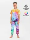 Детская пижама с брюками / Радужная геометрия