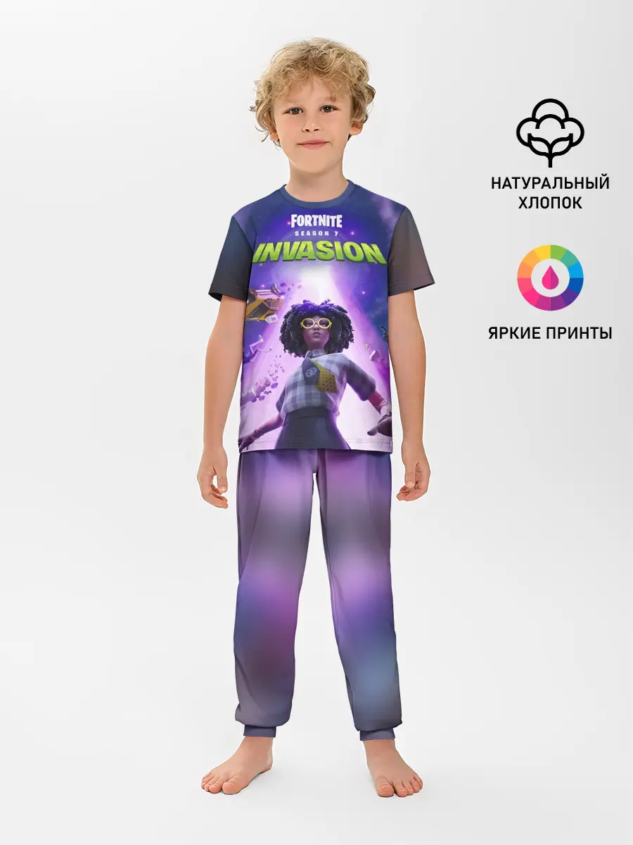 Детская пижама с брюками / FORTNITE 7 СЕЗОН 2 ЧАСТЬ