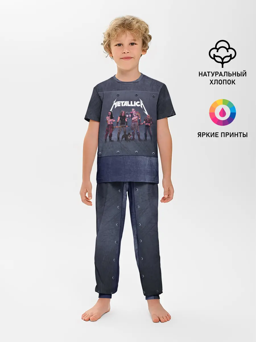 Детская пижама с брюками / METALLICA | ГРУППА МЕТАЛЛИКА