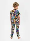 Детская пижама с брюками / Джоджо паттерн комикс