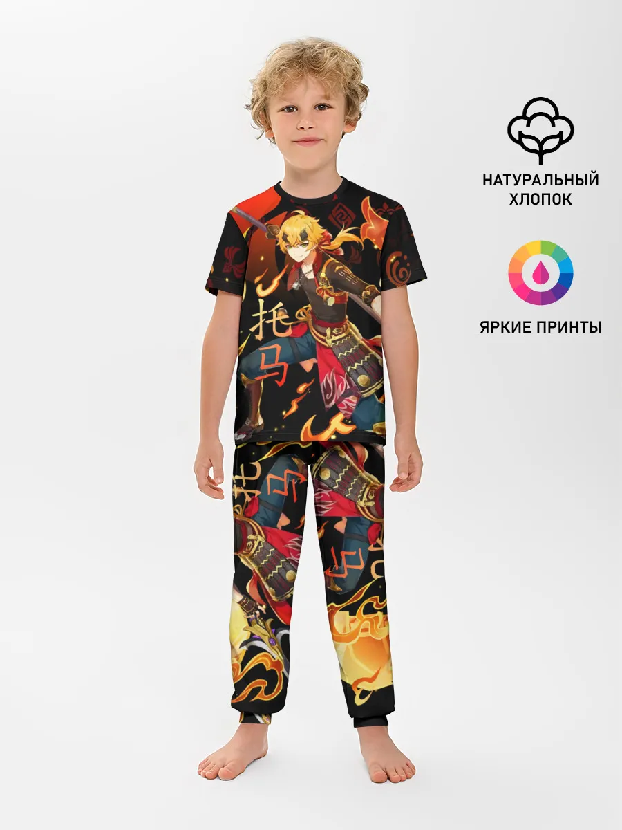 Детская пижама с брюками / Геншин импакт: Тома