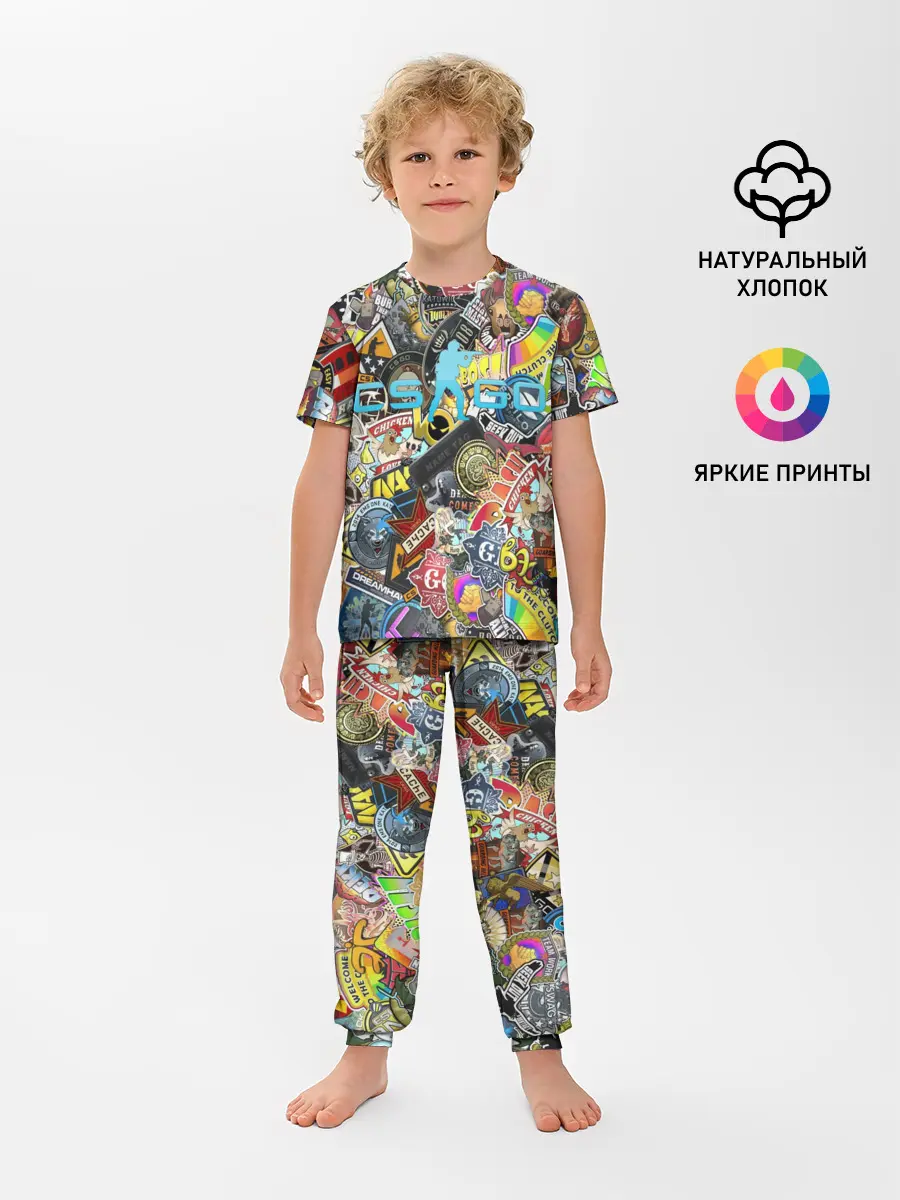 Детская пижама с брюками / CS GO