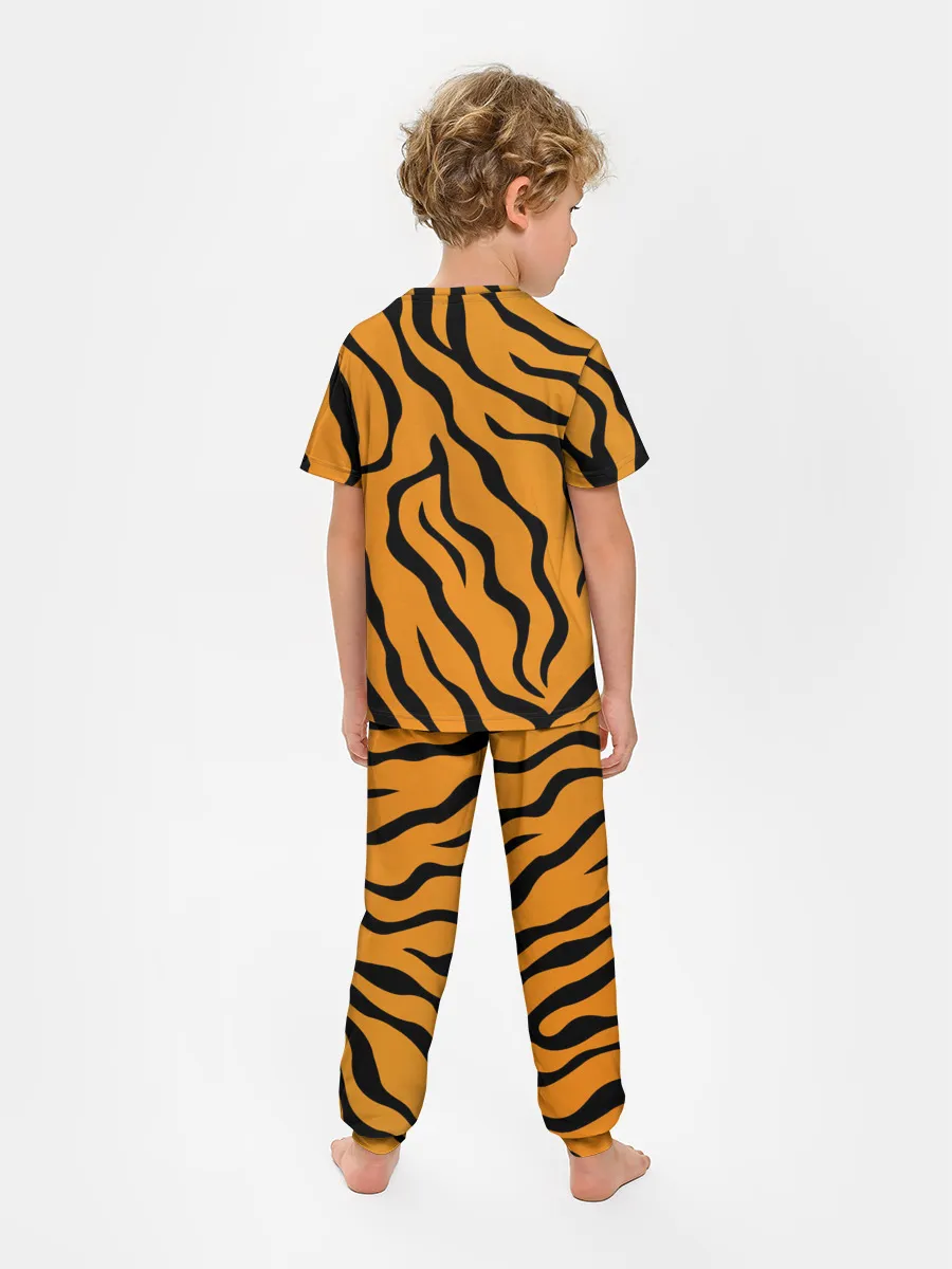 Детская пижама с брюками / ТИГРИННЫЕ ПОЛОСЫ