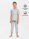Детская пижама с брюками / Геометрический лабиринт