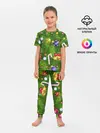 Детская пижама с брюками / Ёлка новогодняя