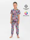 Детская пижама с брюками / Стикерпак