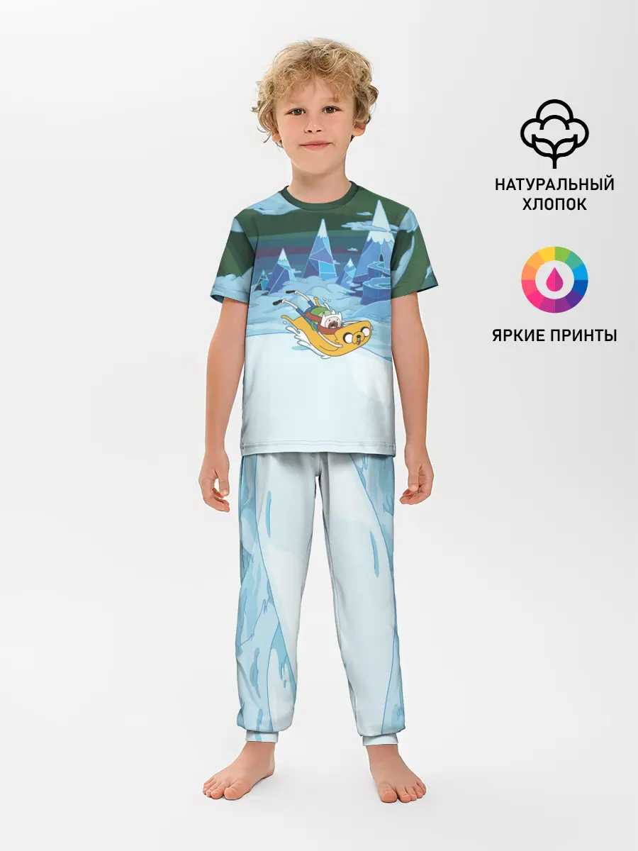 Детская пижама с брюками / Finn on Jake