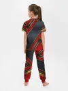 Детская пижама с брюками / Black & Red 3D