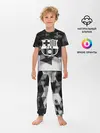 Детская пижама с брюками / FC Barcelona sport geometry