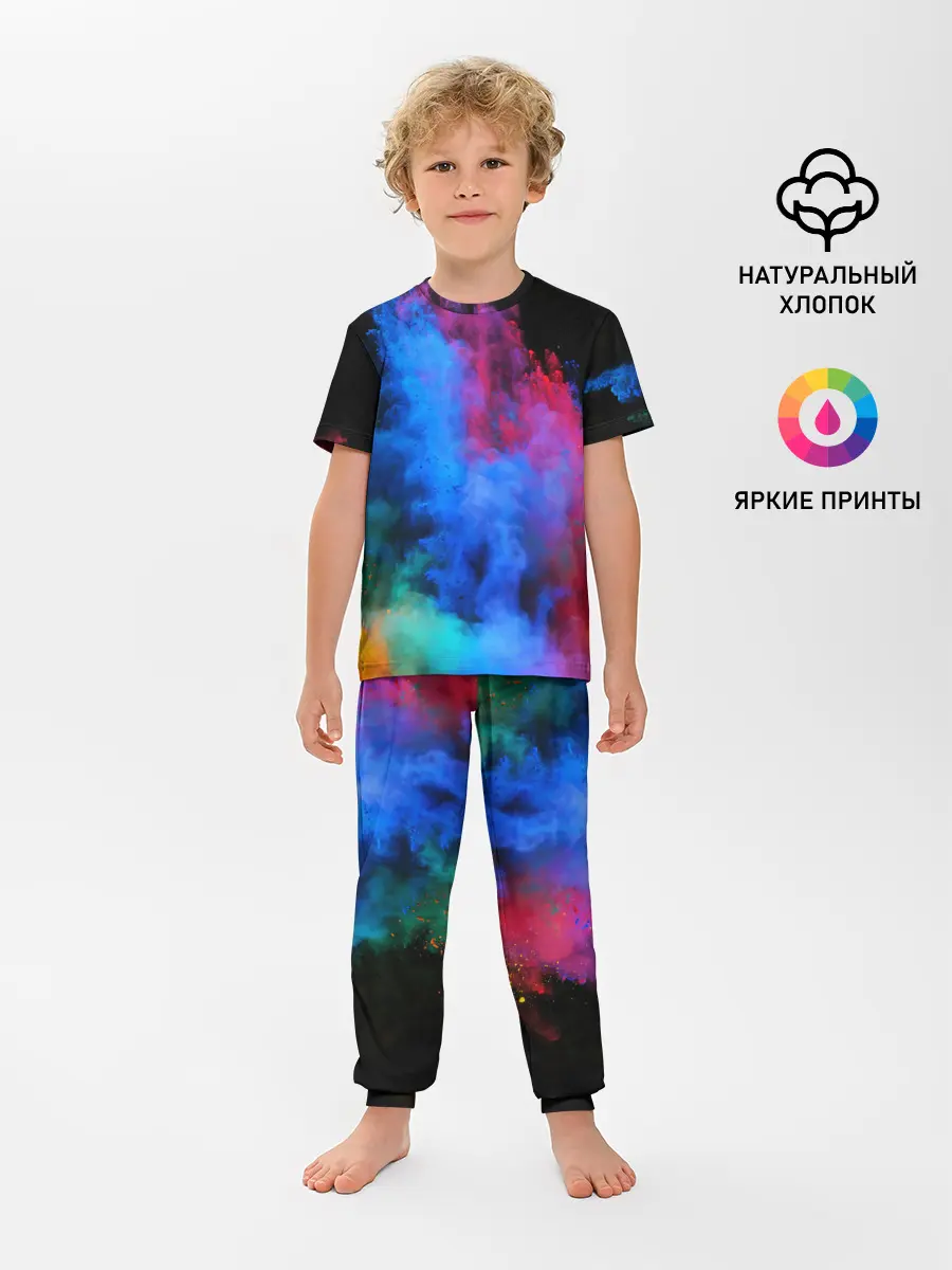 Детская пижама с брюками / КРАСКИ