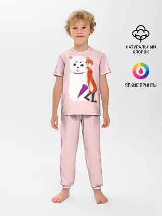 Детская пижама с брюками / Кот Гинтама