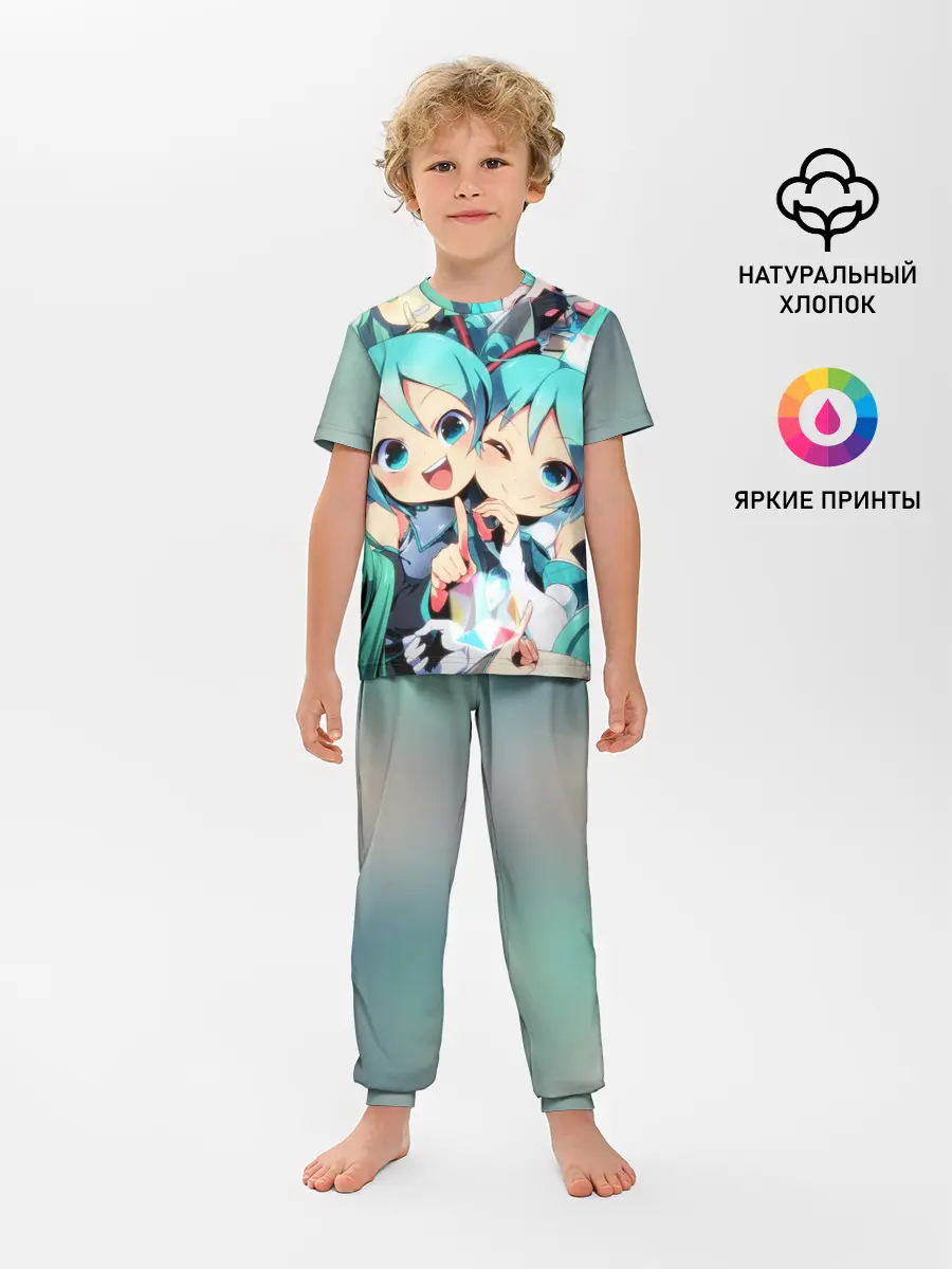 Детская пижама с брюками / Vocaloid