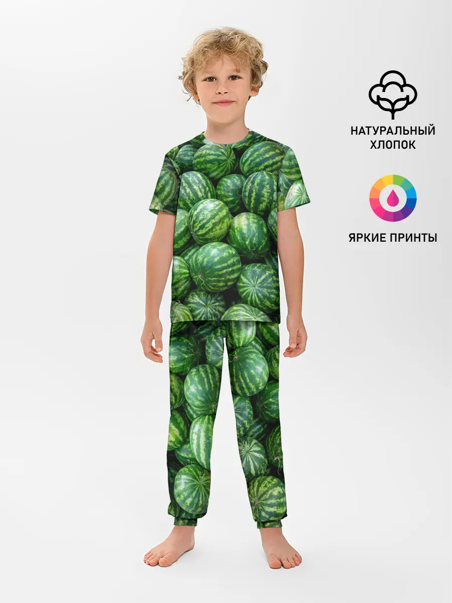 Детская пижама с брюками / Арбузы