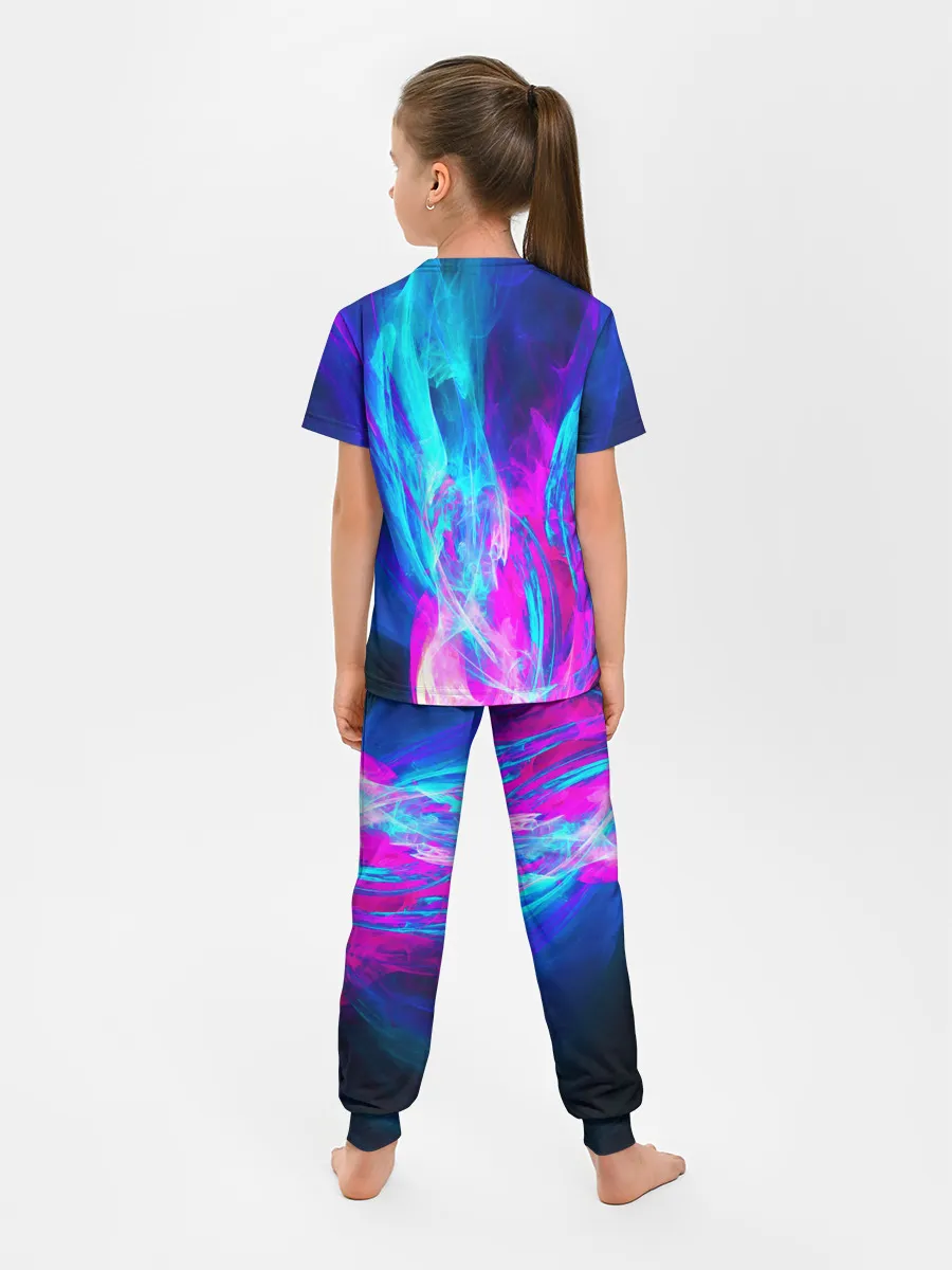 Детская пижама с брюками / НЕОНОВЫЕ КРАСКИ