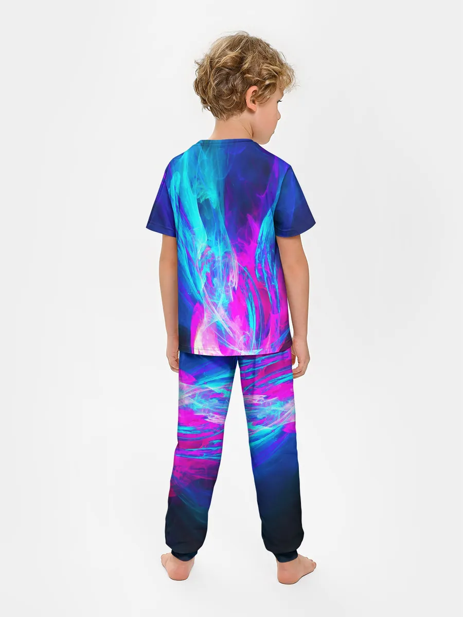 Детская пижама с брюками / НЕОНОВЫЕ КРАСКИ