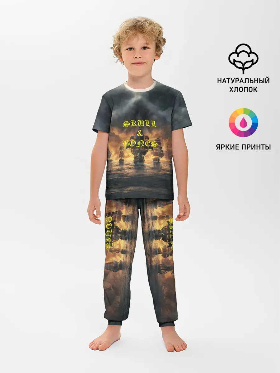 Детская пижама с брюками / Skull & Bones | Пираты