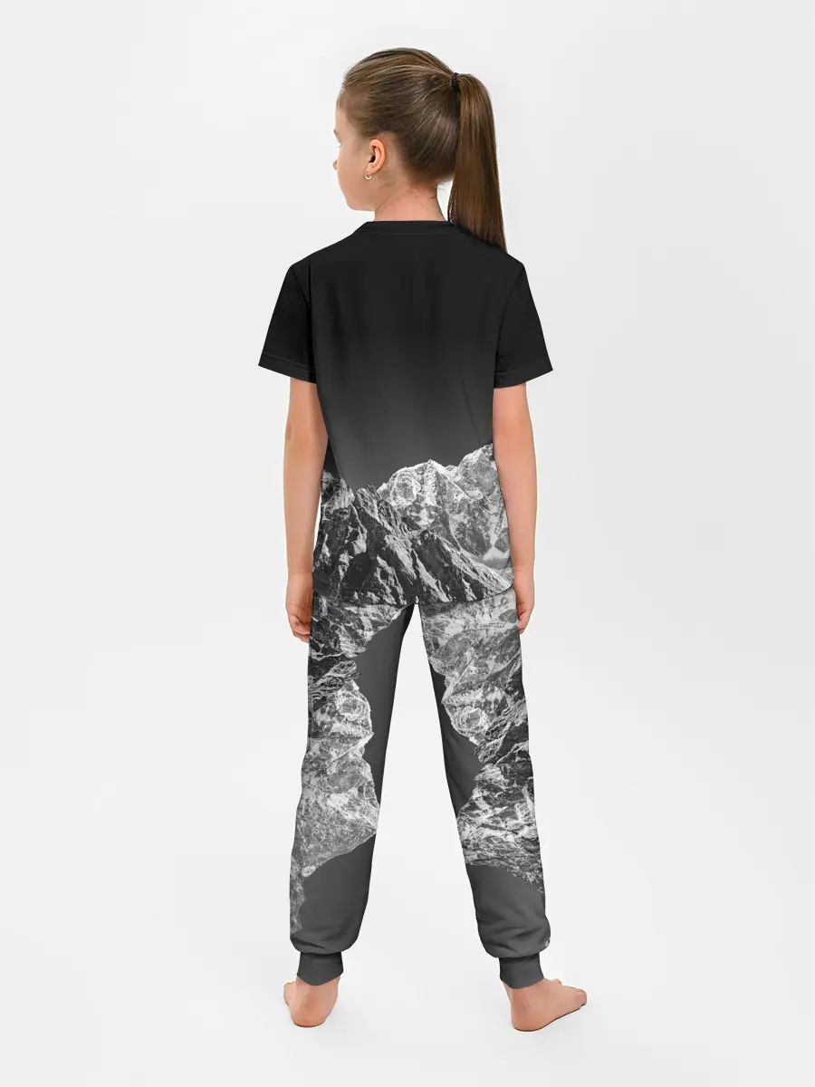Детская пижама с брюками / ГОРЫ В МОЕМ СЕРДЦЕ | КАМУФЛЯЖ
