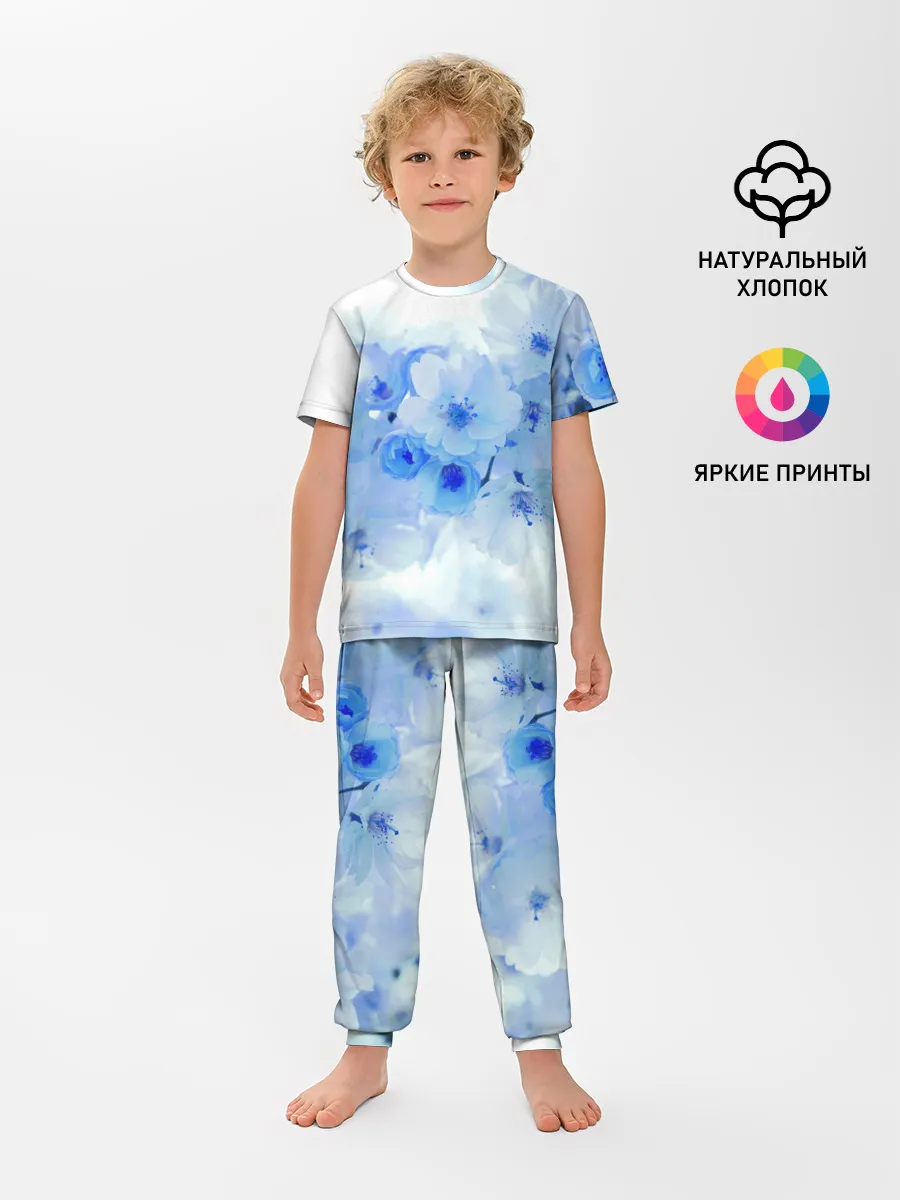 Детская пижама с брюками / Цветущая Сакура