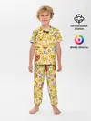Детская пижама с брюками / Смайлы.