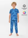 Детская пижама с брюками / СИНИЙ КАМУФЛЯЖ