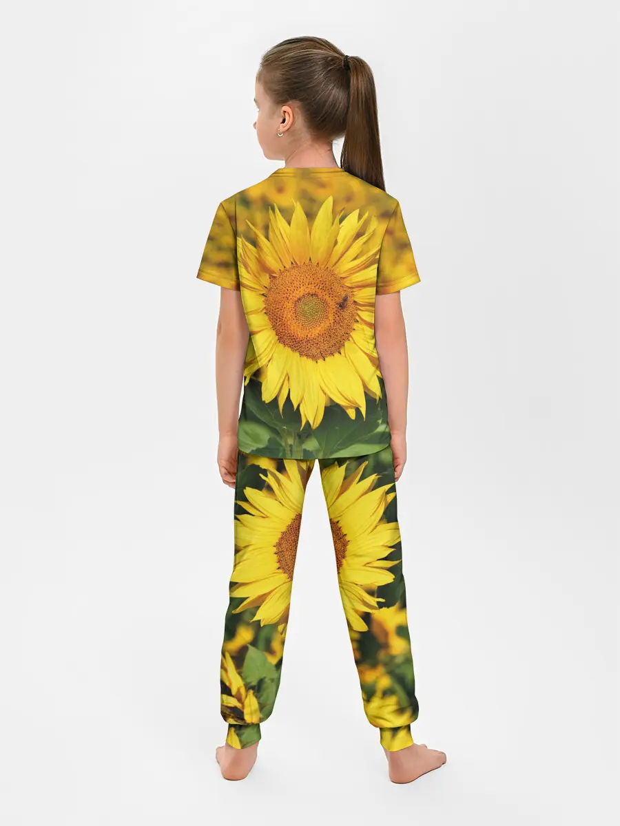 Детская пижама с брюками / Подсолнух