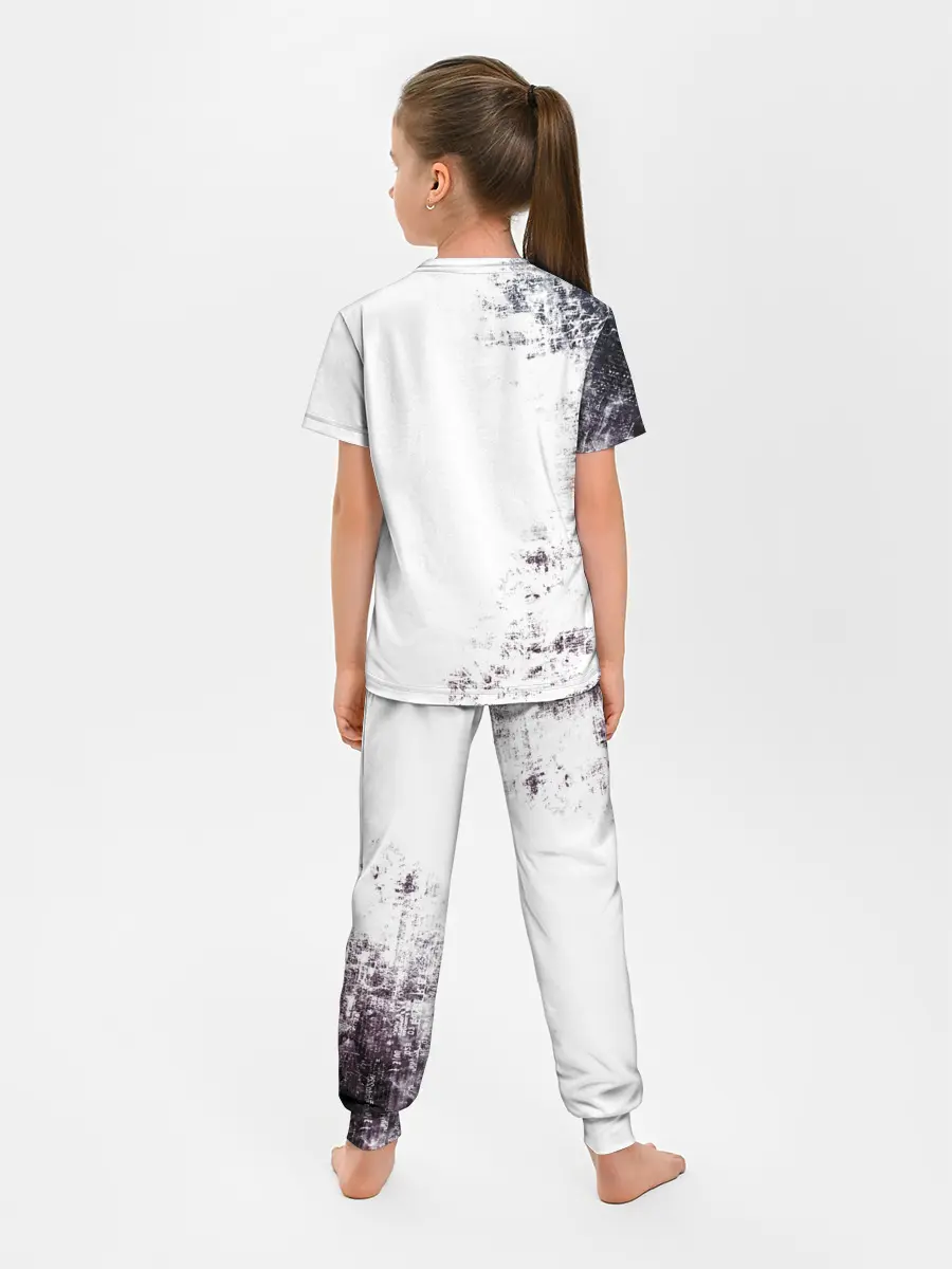 Детская пижама с брюками / Чёрный демонический Аста Либе