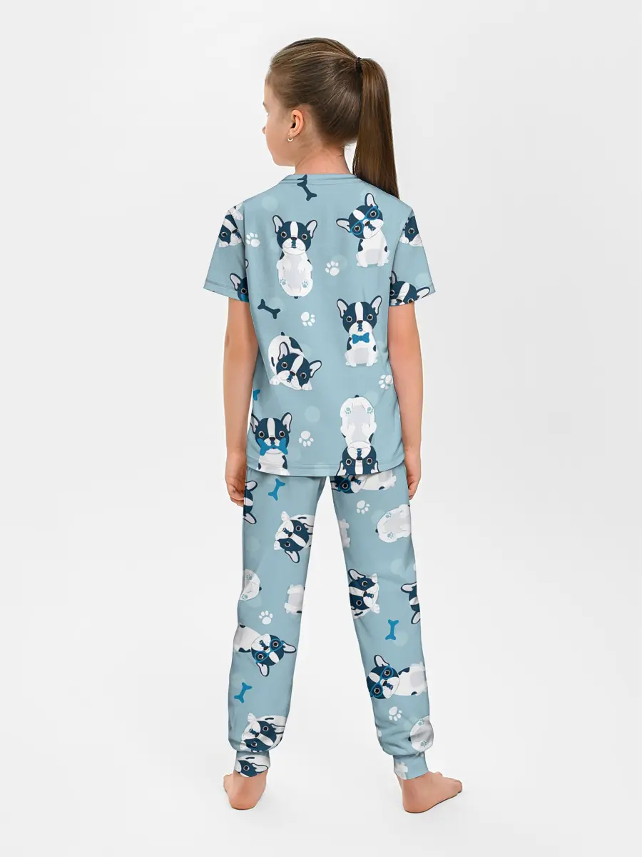 Детская пижама с брюками / Собачки
