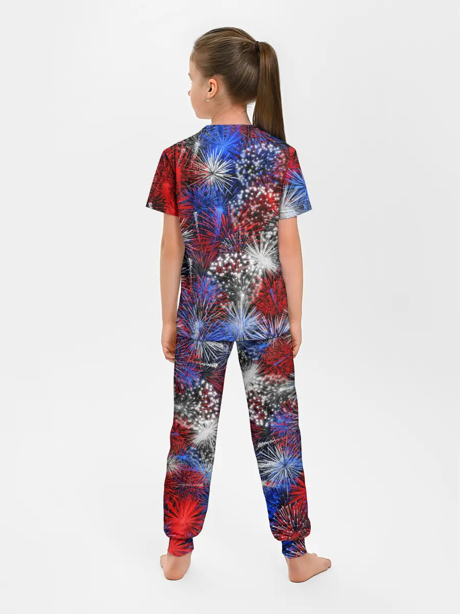 Детская пижама с брюками / Салют