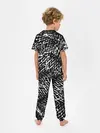 Детская пижама с брюками / Хаос белого на черном