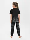 Детская пижама с брюками / Black Grunge