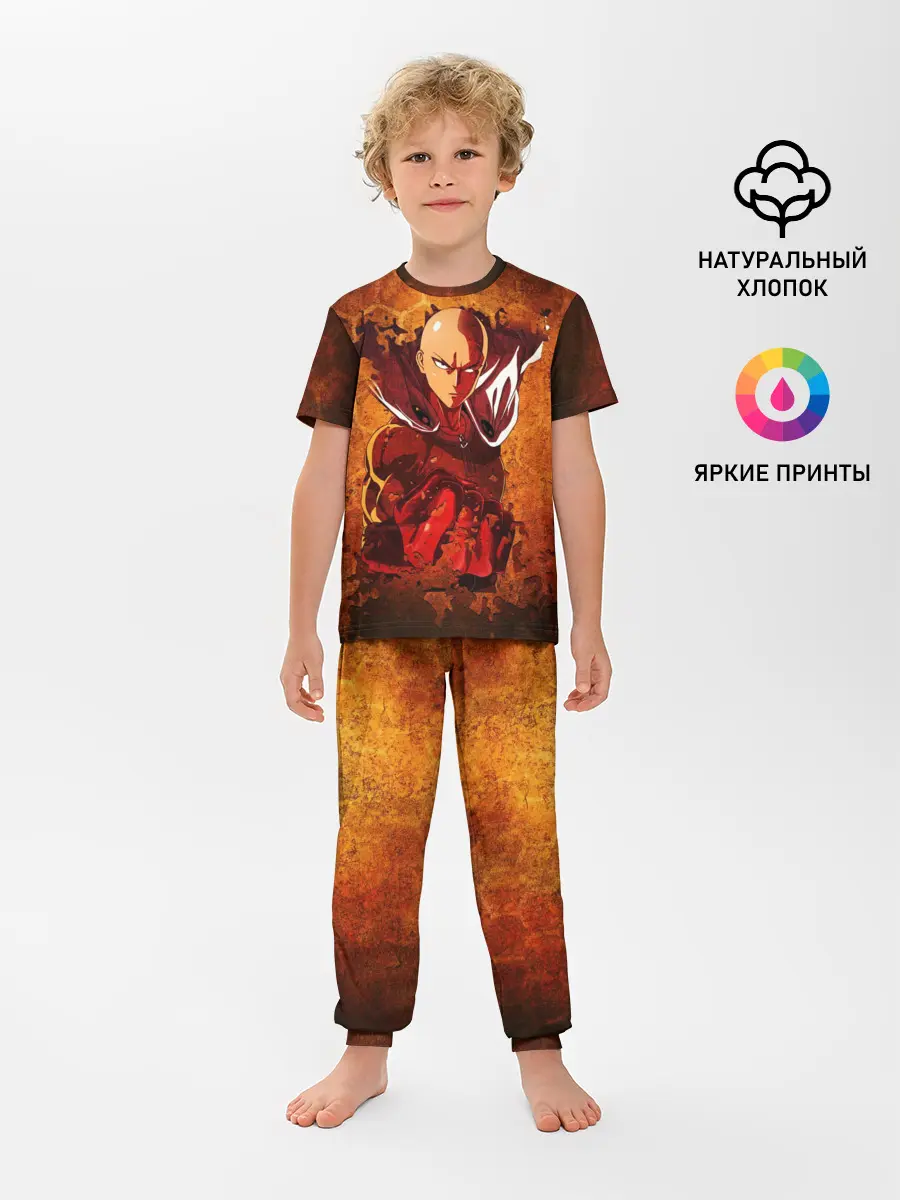 Детская пижама с брюками / Огненный ВАНПАНЧМЕН