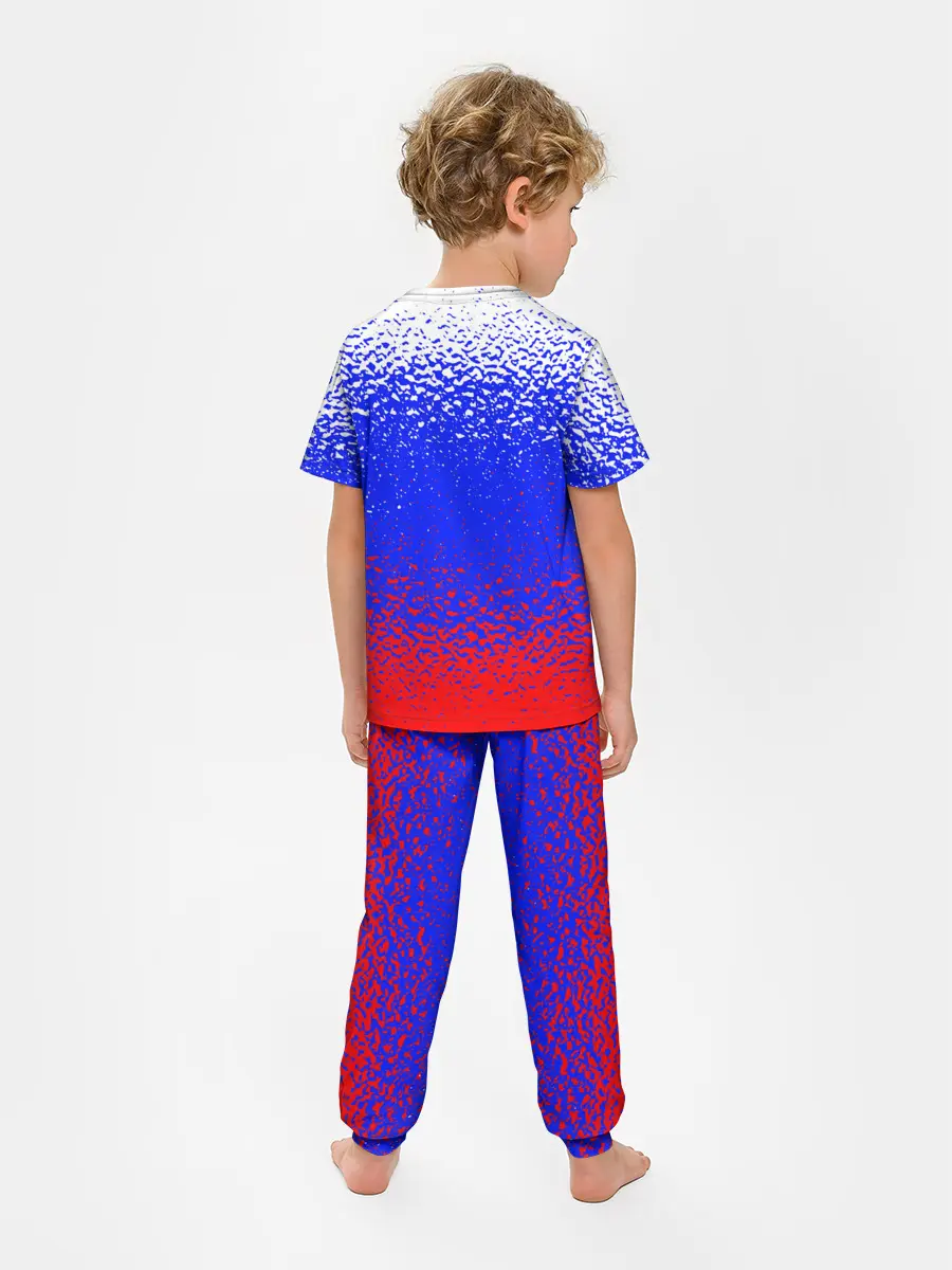 Детская пижама с брюками / Текстура.