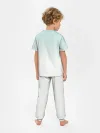 Детская пижама с брюками / Девочка и любимый кот арт
