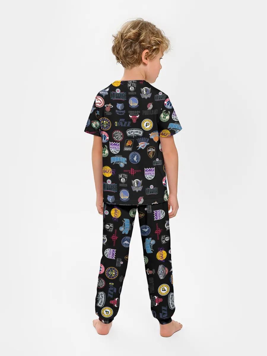 Детская пижама с брюками / NBA Pattern | НБА Паттерн